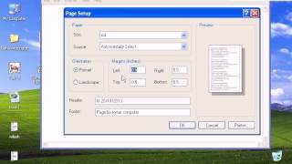 6 NotePad File PageSetup [upl. by Glen]