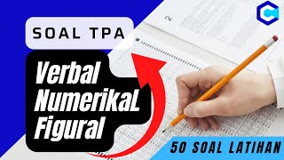 soal TPA verbal Numerikal Figural [upl. by Darci904]