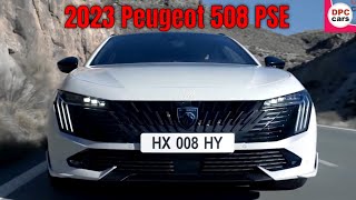 New 2023 Peugeot 508 PSE Debut With New Face and Updated Tech [upl. by Aleahc]