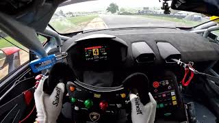 Road America Lamborghini Super Trofeo Onboard POV [upl. by Portingale]