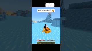 How Ice Boating Look Like Vs Feels minecraft Shorts IceBoating fyp MinecraftTrending [upl. by Memory]