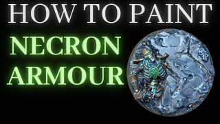 How to Paint NECRON ARMOUR my way [upl. by Klusek]