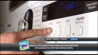 Samsung Quiet Direct Drive Washing Machine 2010 Ad [upl. by Breskin862]