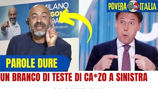 CLAMOROSO LE SUE PAROLE SHOCK SULLA SINISTRA UN BRANCO DI TESTE DI CAZ0 [upl. by Lirrehs]