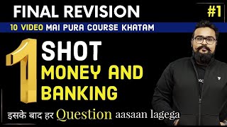 🔥 One shot Money and Banking  Class 12 economics  Revision Episode 1 [upl. by Susejedairam201]