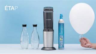 TUTO BULLES CRYSTAL Comment utiliser votre Sodastream CRYSTAL [upl. by Aila]