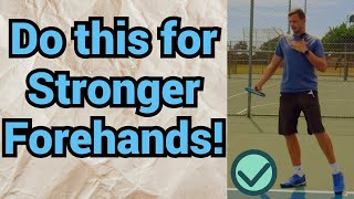 How to improve the tennis forehand quickly [upl. by Trutko]