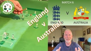 Subbuteo Cricket England v Australia [upl. by Ellimahs]