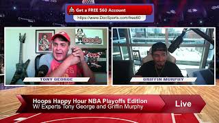 NBA Playoffs Expert Betting Predictions Postseason Picks Docs Sports Hoops Happy Hour Show [upl. by Trinidad]