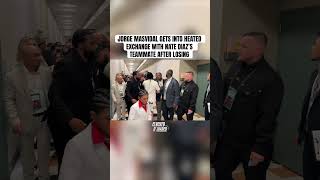 Jorge Masvidal Gets HEATED with Nate Diaz’s Teammate After Loss [upl. by Kenta333]