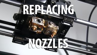 Replacing Nozzles on the Flashforge Creator Pro [upl. by Okier]