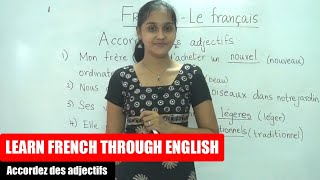 Accordez des adjectifs  French Class 95  Learn French Through English  French Lesson [upl. by Felic]