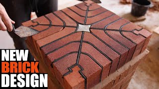 Building New Brick Wall Pier Cap Design [upl. by Llyrrad643]