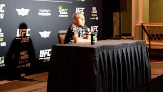 UFC 309 Media Day James Llontop [upl. by Jarv]