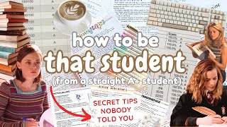 Become a top 1 student ✨💯 study tips organization hacks and motivation to always get straight As [upl. by Belak]