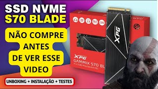 XPG GAMMIX S70 BLADEQUE DECEPÃ‡ÃƒO NOS TESTESVEJA ANTES DE COMPRAR [upl. by Sirrep211]