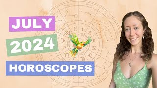 🦜 JULY 2024 HOROSCOPES  ALL 12 SIGNS 🦜 [upl. by Neelrac984]