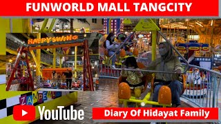 FUN WORLD MALL TANGCITY ‼️ PERTAMA KALI NAIK WAHANA DI MALL [upl. by Joo]