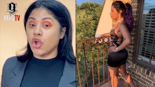 Cardi Bs Sister Hennessy Cant Believe What Makeup Artist Did To Her Face [upl. by Montgomery344]