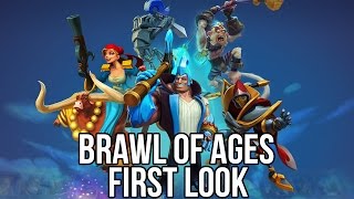 Brawl of Ages Free CCGStrategy Game Watcha Playin Gameplay First Look [upl. by Aytac]