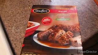 Cooking Stouffers Classic Meatloaf [upl. by Vedis]