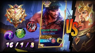 Lapu Lapu is Still BROKEN  Desz  Mobile Legends [upl. by Acenahs700]