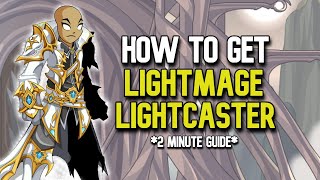 AQW  How To Get LightMage and LightCaster 2 Minute Guide [upl. by Tnahsin]