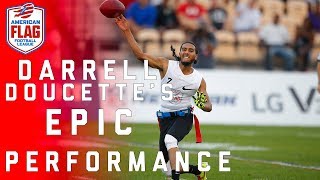 Mike Vick 20 Darrell Doucettes Epic Flag Football Performance  NFL [upl. by Yetnom]