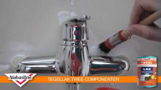 How to  Tegellak 2 Componenten  Alabastine [upl. by Daht463]