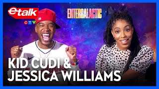 Kid Cudi explains Virgil Ablohs impact on Entergalatic with Jessica Williams  Etalk Interview [upl. by Lleda960]