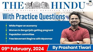 The Hindu Analysis by Prashant Tiwari  9 February  Current Affairs Today  StudyIQ [upl. by Nannie]