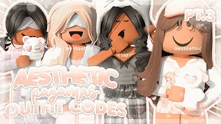 aesthetic PAJAMA OUTFIT CODES for bloxburg PT3 [upl. by Parke9]