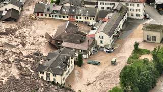 Erdrutsch Schwanden im Kanton Glarus [upl. by Ybrik]