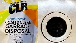 Clean With Me CLR Fresh amp Clean Garbage Disposal Cleaner Initial Use amp Demo [upl. by Alejoa976]