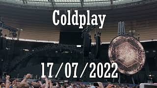 COLDPLAY  STADE DE FRANCE  17072022 [upl. by Peonir89]