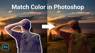 2 Powerful techniques to quickly match subject With a background in photoshop [upl. by Yelrebmyk449]