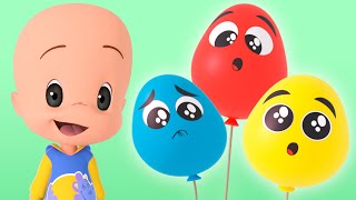 Baby balloons  Learn the colors with Cuquin and his friends [upl. by Ahselet]