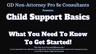 Child Support Basics What You Need To Know to Get Started [upl. by Lebar]