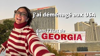 Jai déménagé aux EtatsUnis 🇺🇸✈️ Jhabite à Atlanta en Georgia USA  vlog [upl. by Perot115]