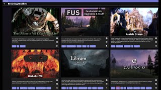 SkyrimVR  Comparing the official Wabbajack modlists [upl. by Leizo]