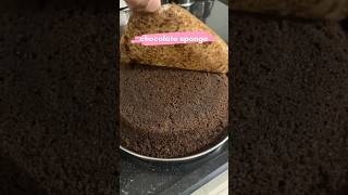 chocolate sponge cakerecipe spongecake chocolatecake food [upl. by Odlonra]