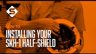 How To Install Your SHK1 Half Shield  STUDSON Safety Helmet [upl. by Paris]