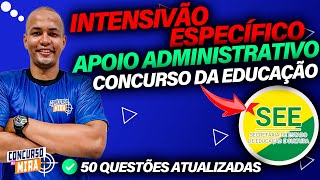 QUESTÕES ESPECIFICAS APOIO ADMINISTRATIVO CONCURSO EDUCAÇÃO ACRE 2024 [upl. by Enneirda723]