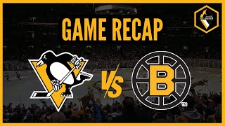 IceBurgh Recap Pittsburgh Penguins vs Boston Bruins [upl. by Lassiter]