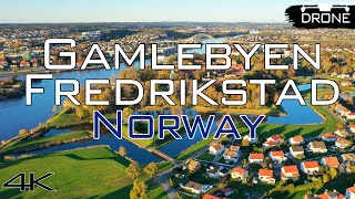 Fredrikstad Gamlebyen  Cinematic Drone Video Old Town Norway 4k [upl. by Scornik824]