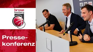 Aufbruchstimmung bei Brose Bamberg SaisonauftaktPressekonferenz [upl. by Cone762]