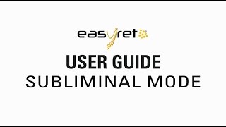 Quantel Medical EasyRet  User Guide SubLiminal [upl. by Gary935]