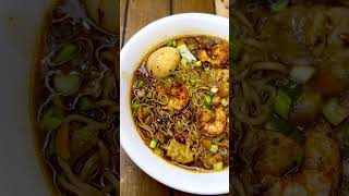 Wonton noodle soup 🔥 yummy dinner foodie noodles wontons [upl. by Eirrej284]