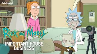 Rick and Morty Returns to Max In 2025  Important House Business  Adult Swim Europe [upl. by Wilfreda]