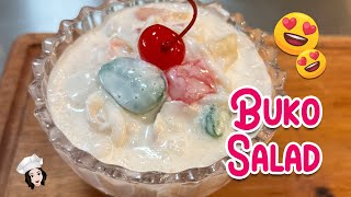 Buko Salad Recipe  VLOGMAS 2021 [upl. by Atsyrhc314]